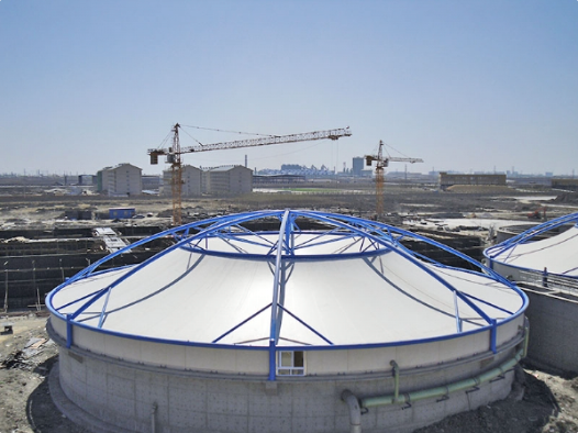 定西市污水池加盖膜结构车棚 - 排名